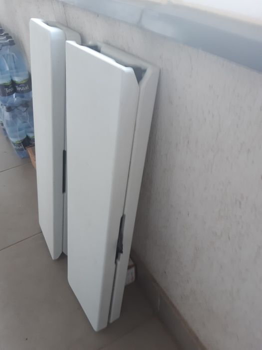 2 banci cu cadru din otel extensibile