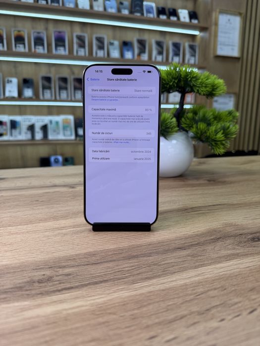 ‼️ iPhone 16 Pro Max 512Gb Desert - Sanatate bat.93% -Garantie 12 luni