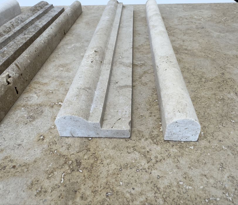 Profile Travertin Noce Medium White