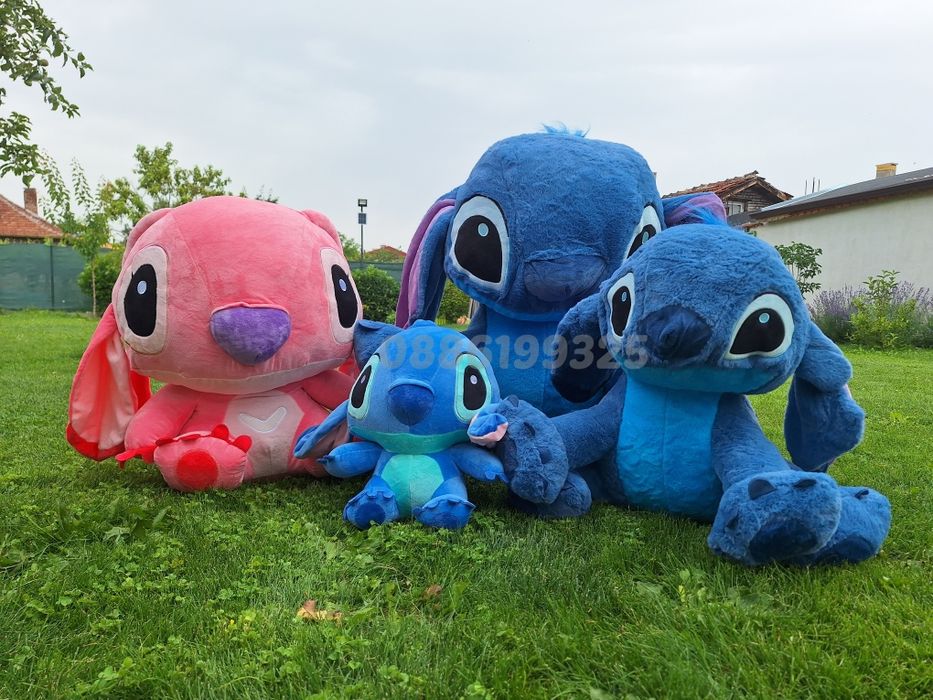 Плюшена играчка Лило и Стич + Подарък Ключодържател