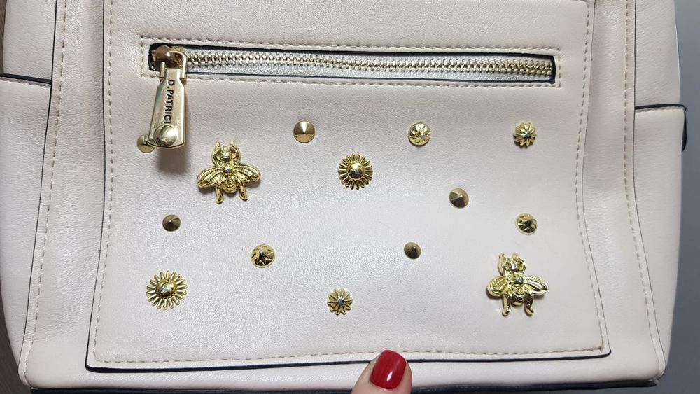 Белый рюкзак Daniele Patrici