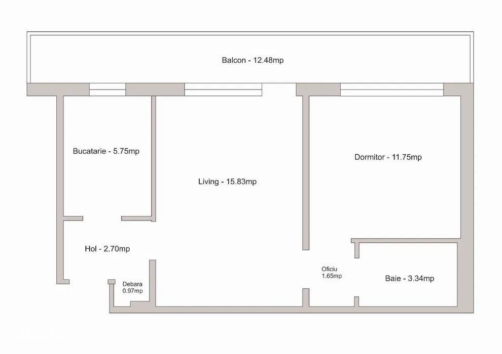 Apartament 2 camere Brancoveanu Marie Curie — fotografia 3