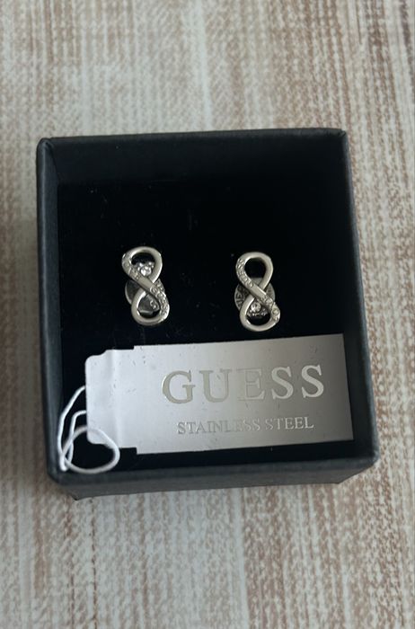 Сребърни обеци “Guess”