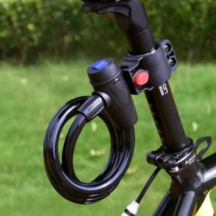 Крепление на велосипед - держатель  гибкого замка