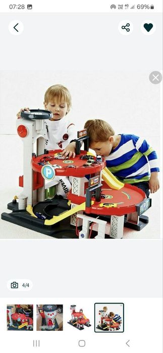 Парковка, гараж для машинок