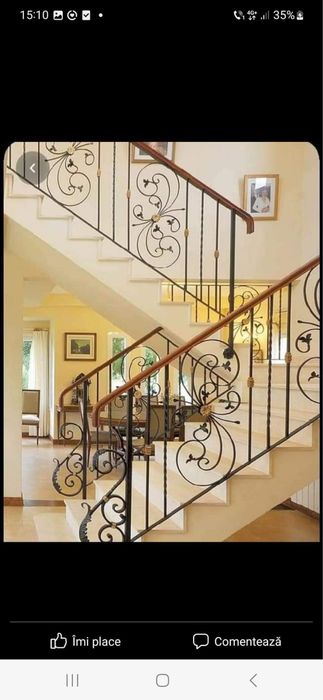Balustrade din fier forjat