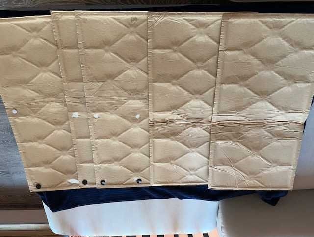 продавам 5 бр. декоративни панели (протектори) за стена за легло