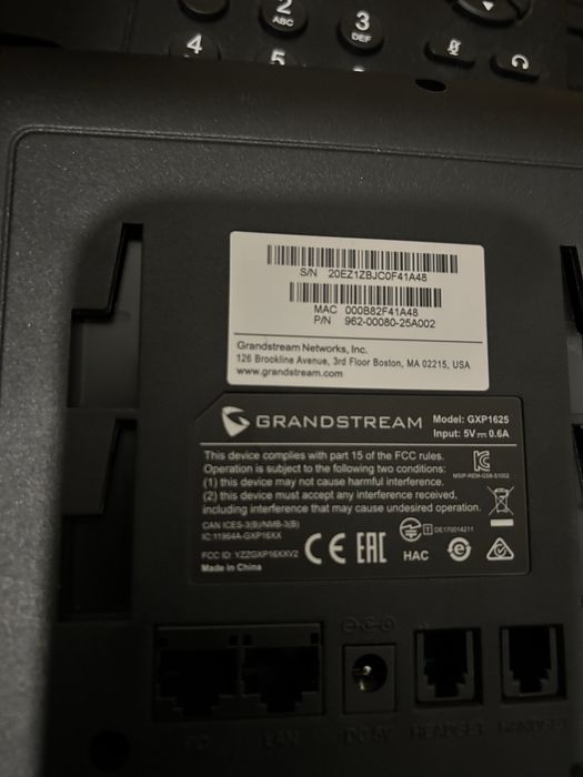 STOC Tefefoane VOIP Grandstream GXP1625 POE