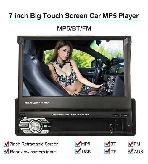 Dvd auto player retractabil, usb bt radio