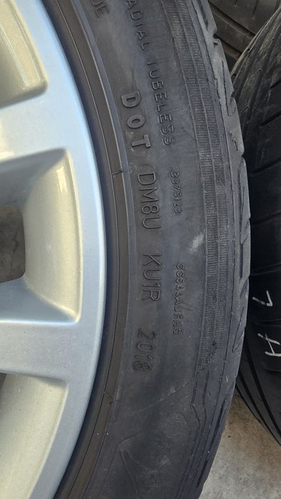 Jante aliaj bmw g30 cauciucuri vara 245 45 r18