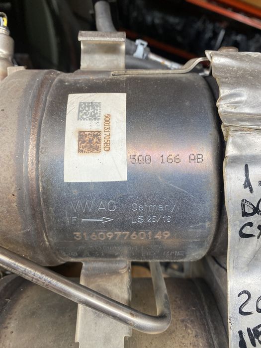 DPF, Filtru particule Volkswagen GOlf 7 1.6 tdi 2016