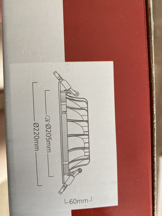 Spot lumiance syl- lighter LED II, 4 bucati , noi, in cutie