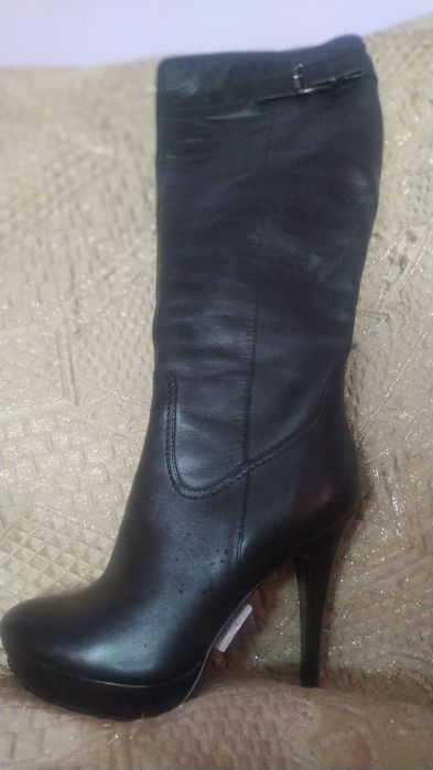 Сапоги натуральная кожа