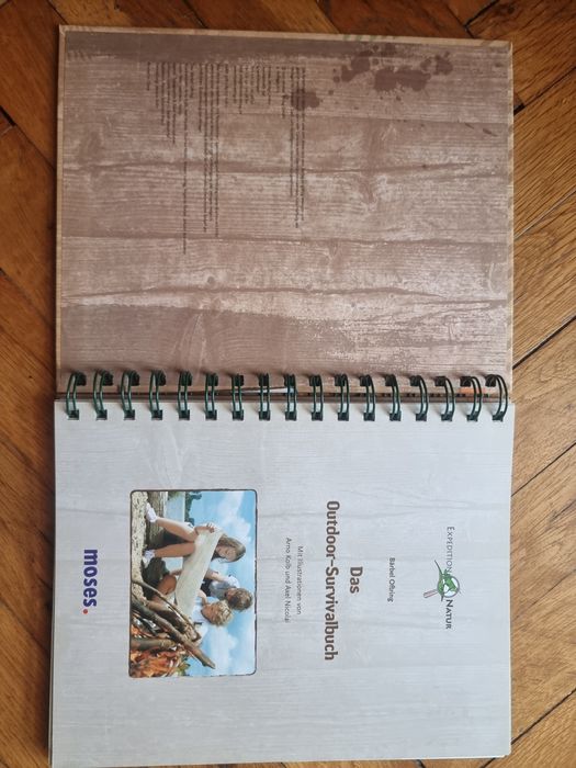 Outdoor Survivalalbuch - детска изследователска книга на немски