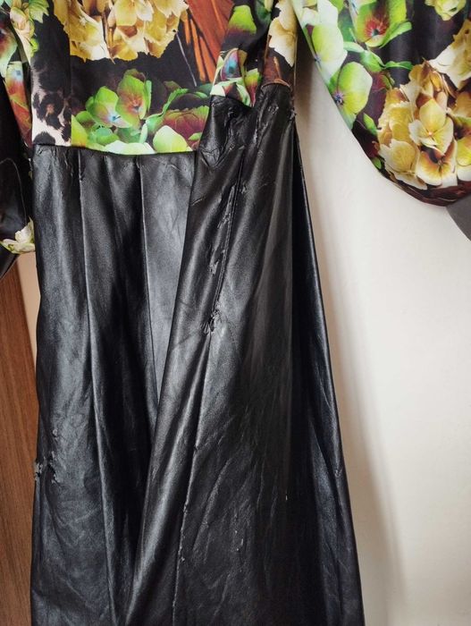 Платье турецкое, кожа модель