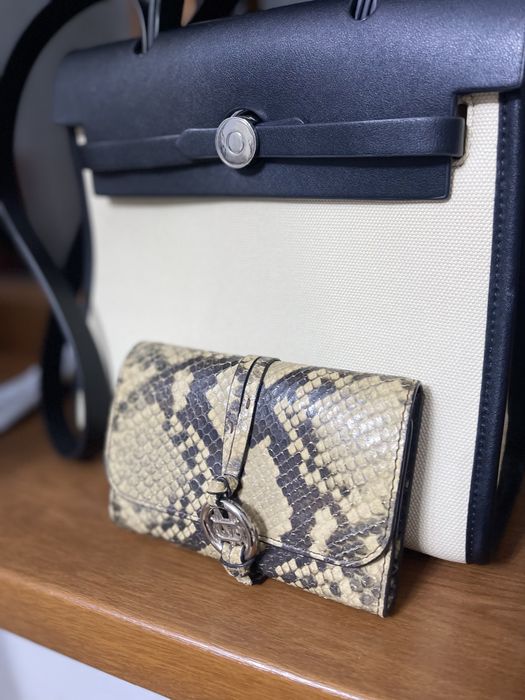 Кошелёк massimo dutti оригинал из змеиной кожи