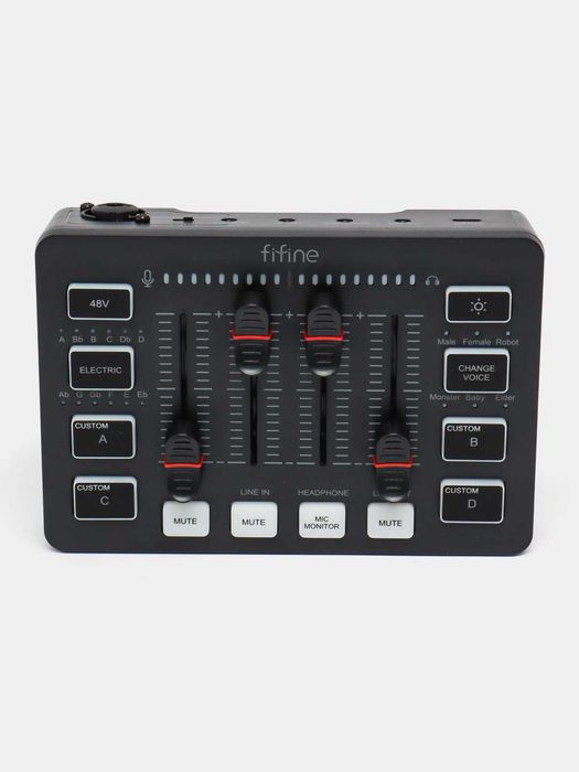 Звуковая карта для стримеров и блогеров fifine CS3