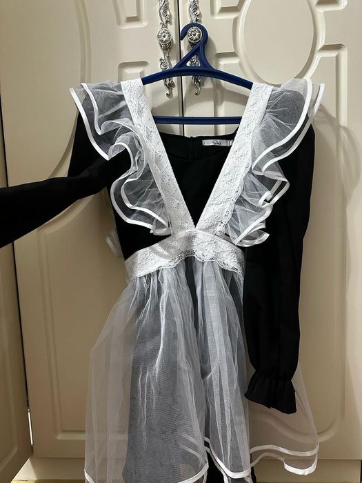 Фартук и платье выпускные