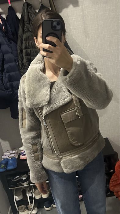 Дубленка демисезонная женская