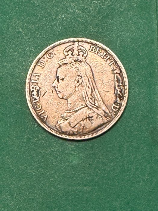 Сребърна монета - 1887 Crown