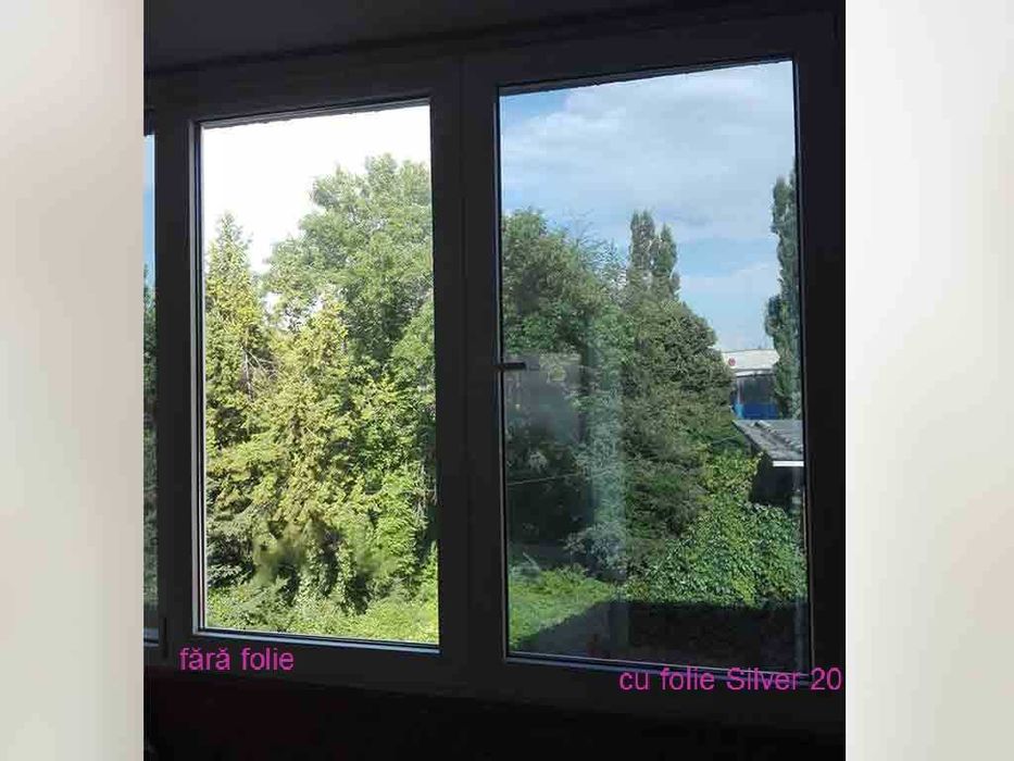 Folie protectie solara efect oglinda, montare exterior, latime 91 cm - pret promo *20% doar luna aceasta