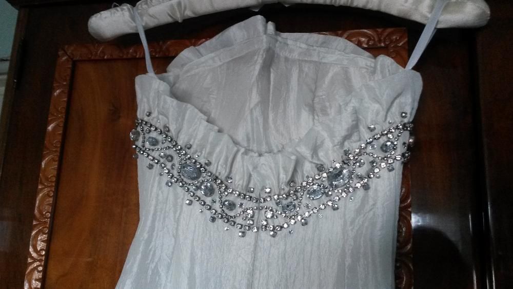 rochie mireasa sirena ivory cu pietre xs-34