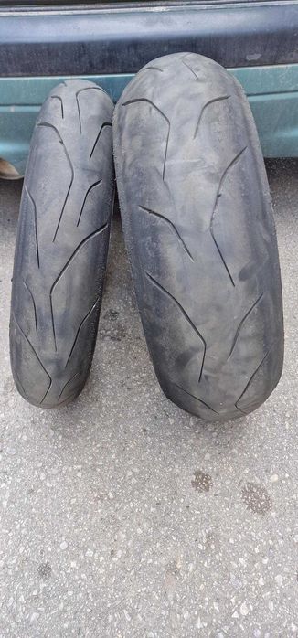 Мото гуми 120/70/17 + 190/55/17 Dunlop SportSmart TT DOT21 - НАМАЛЕНИ