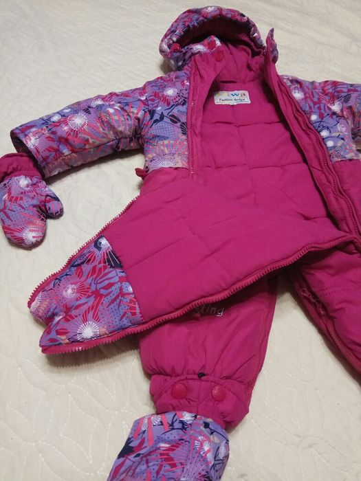 Комбинезон для девочки, зимний.