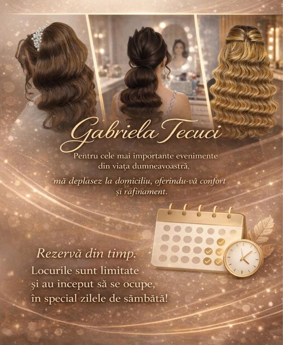 Coafuri Sector 6/domiciliul clientei