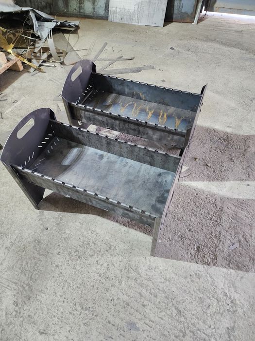 shashlik qoʻra yigʻiladigan 12 ta six ketadi eni 30 sm chuqurligi 10sm