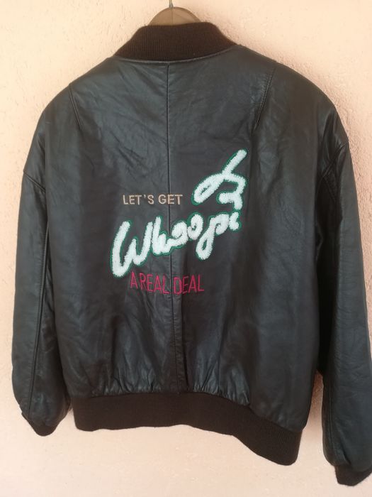 Geaca piele bărbați Real mărimea S