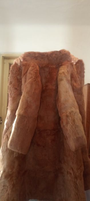 Haina de blana naturala și cojoc de damain stare foarte buna