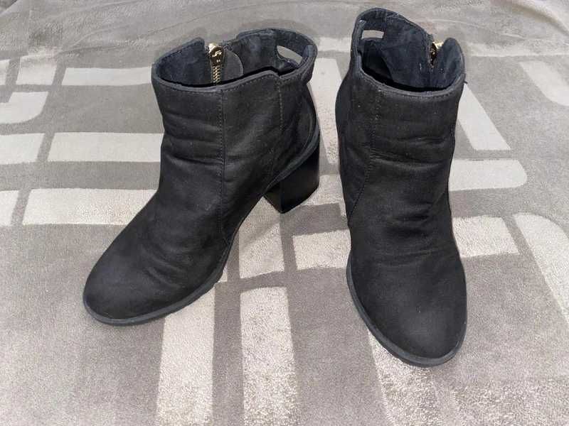 botine negre bershka 36 stare buna