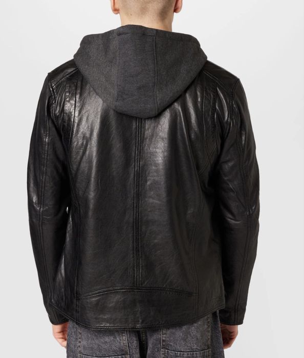 Maze Biker Leather Jacket ОРИГИНАЛНО мъжко яке естествена кожа - M-L