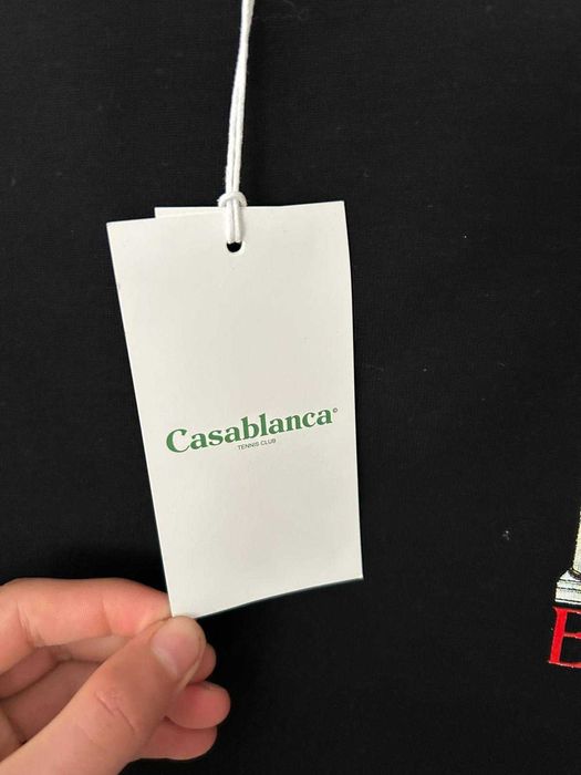 Tricou Casablanca Negru Bărbați Nou S XXL Fashion Premium