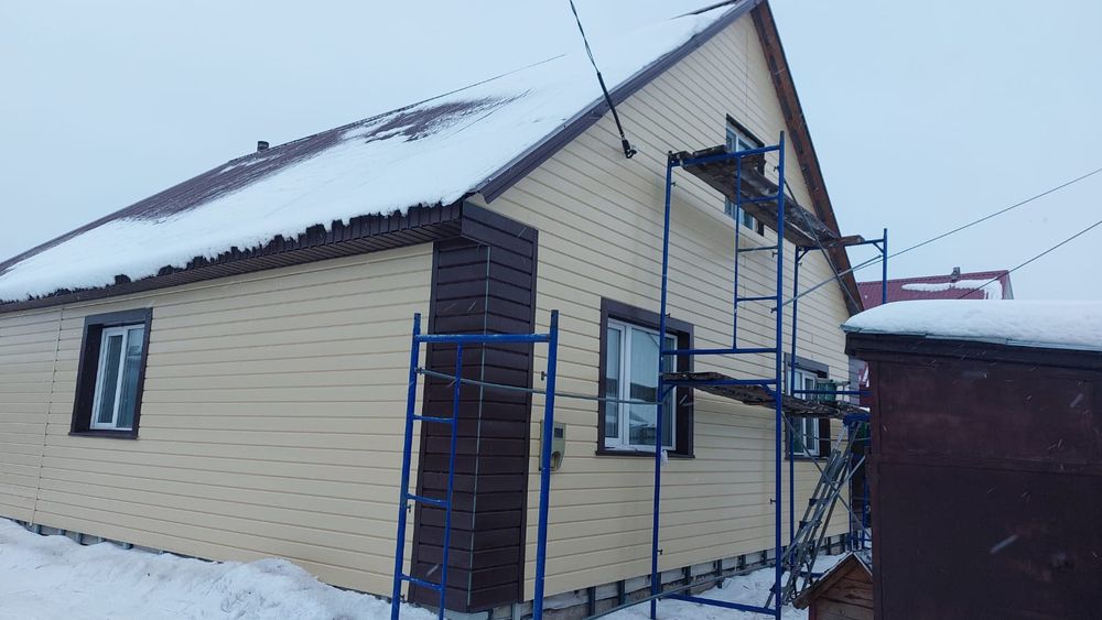 Сделаю сайдинг, крыша