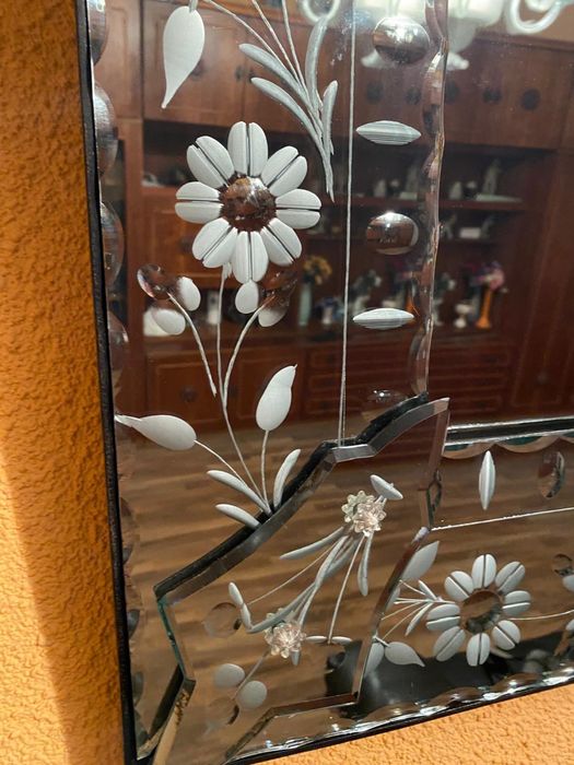 Oglinda stil venetian cristal