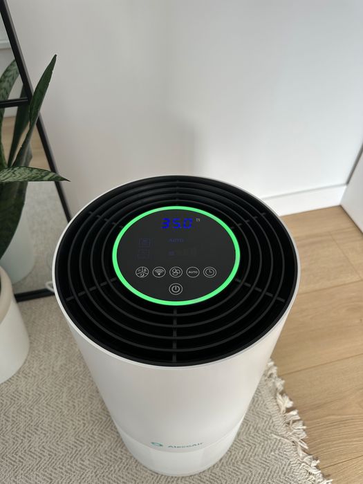 Purificator de aer AlecoAir P40 SMART, Wi-Fi, Lampa UV, TRUE HEPA si Carbune Activ, Functie Ionizare