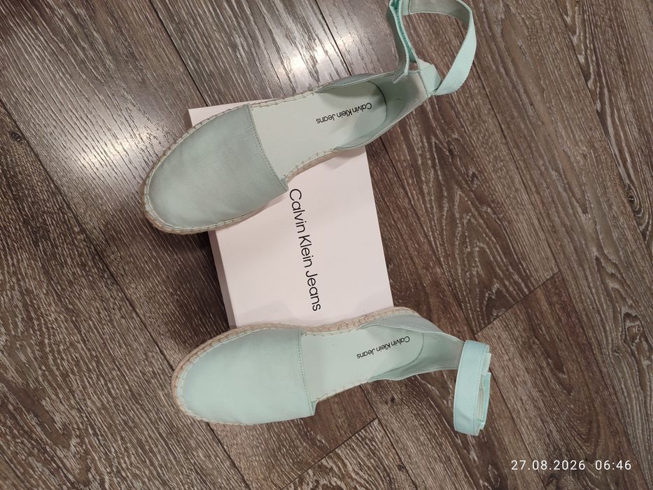 Еспадрили с каишка на глезена Calvin Klein