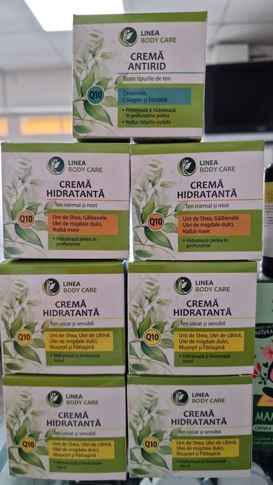 Crema de față antirid si hidratantă, Coenzima Q10, pentru toate tenurile