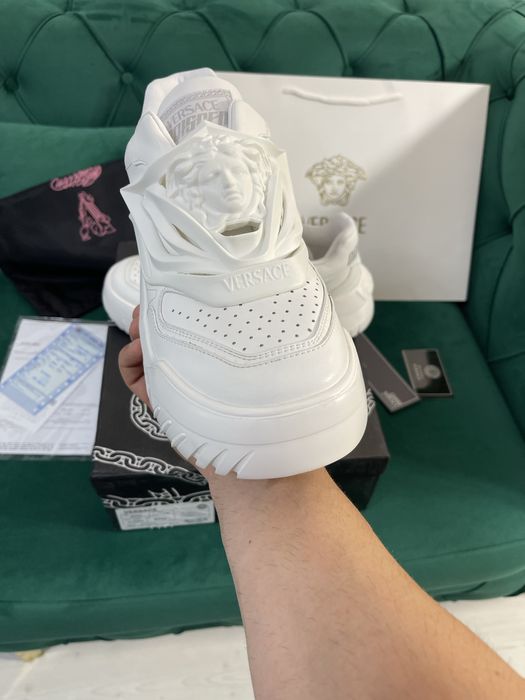 Adidasi Versace Odissea piele naturala Full Box colectie noua