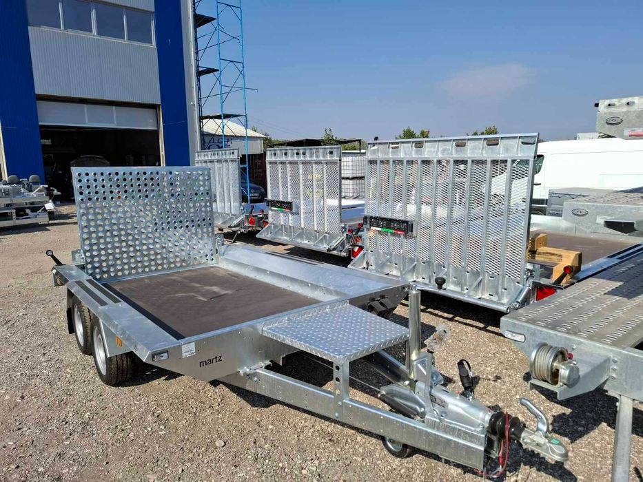 НОВО ремарке за строителна техника 3500КГ