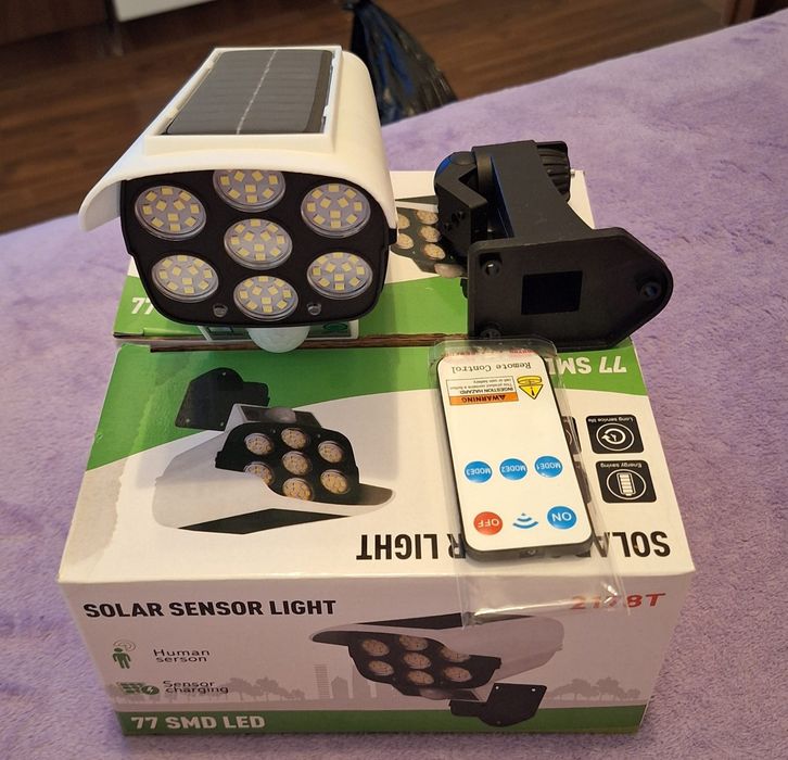 Panou solar tip camera, camera falsa.