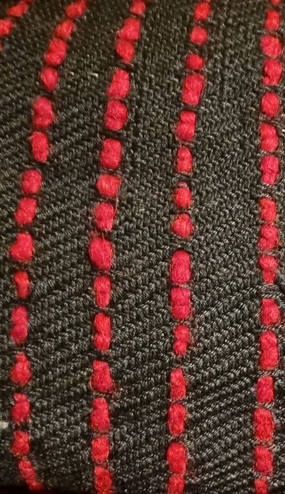 Ръчно изработени китеници (губер) от чиста вълна за холна гарнитура.