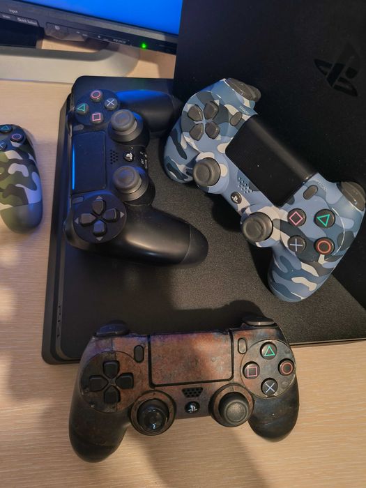С ГАРАНЦИЯ 1Г Sony PlayStation 4 Slim SW PS4 профилактиран 750 GB