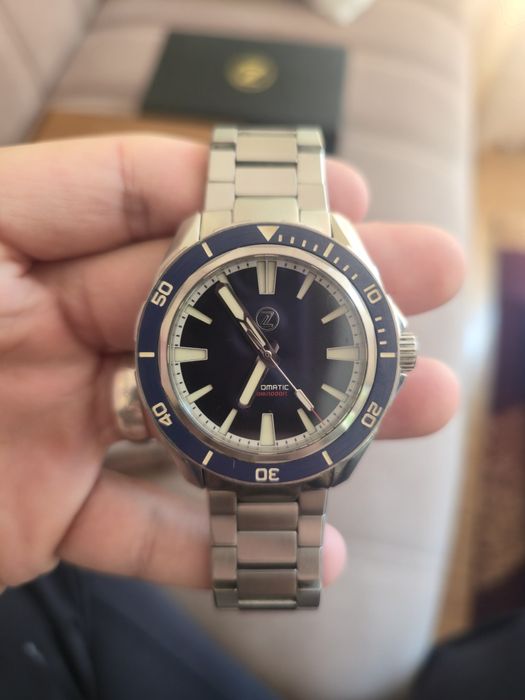 Zelos Swordfish V2 300m Diver NH35 Midnight Blue