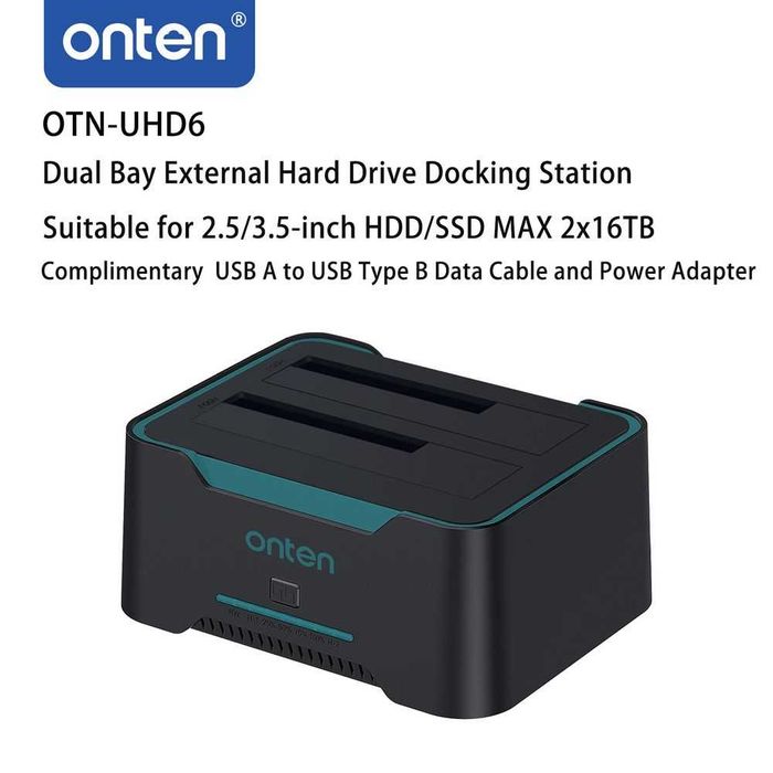 Док-станция Onten OTN-UHD6 для HDD/SSD Оптом. Есть доставка