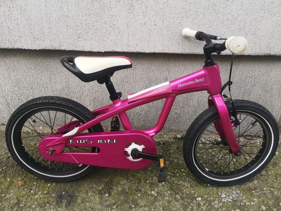 Bicicleta copii Mercedes Benz 16 zoll, 2 in 1, aluminiu, 3 ani+
