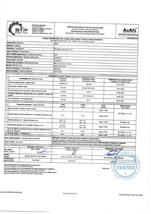 Кабель ВВГнг LS 3х2.5 — в наличии!