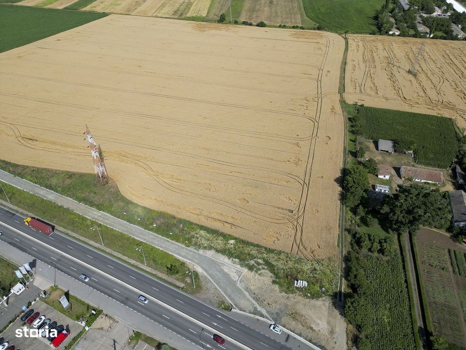 Teren 7653mp cu PUZ aprobat DN Arad Oradea